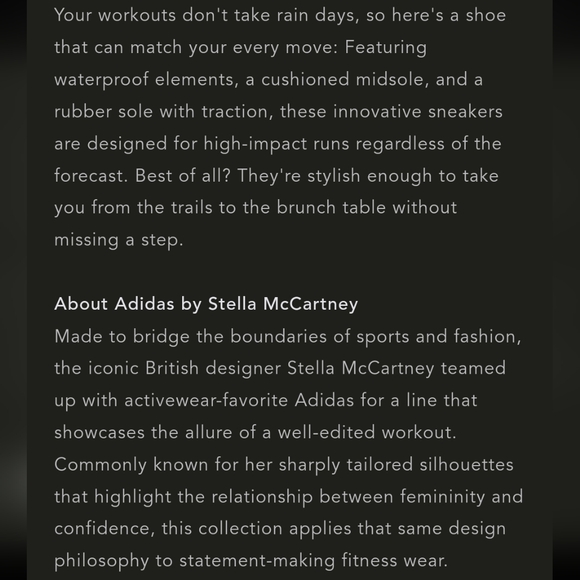 adidas x Stella McCartney Outdoor Boost 2.0 Heat Grey Athletic Shoe Women Size 9 - Picture 12 of 13